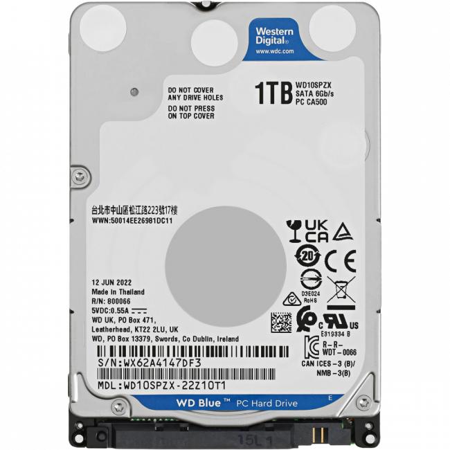 Жесткий диск WD WD10SPZX-22Z10T1 — для бизнеса и офиса Жесткий диск WD WD10SPZX-22Z10T1 — для бизнеса и офиса