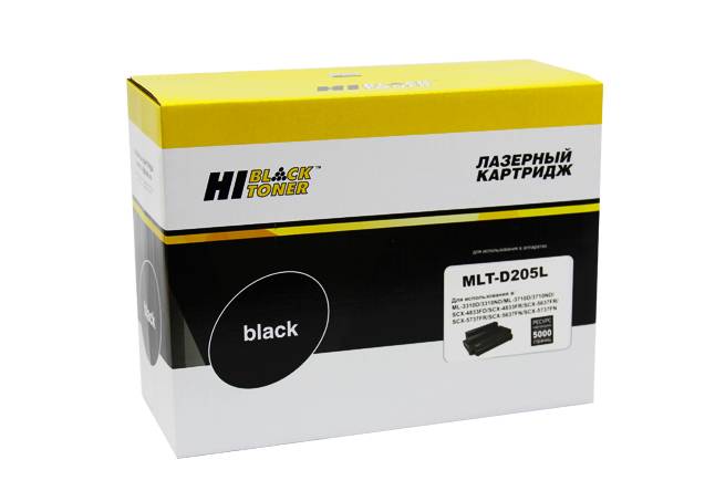 Картридж Hi-Black (HB-MLT-D205L) для Samsung ML-3310D/3310ND/3710D/SCX-4833/5637, 5K — для бизнеса и офиса