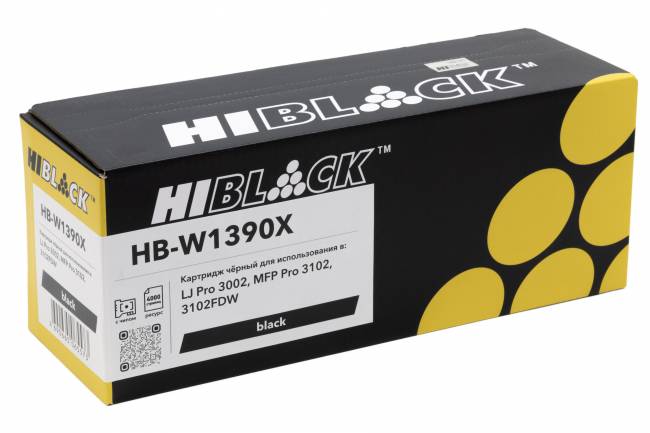 Картридж Hi-Black (HB-W1390X) для HP LaserJet Pro 3002/MFP Pro 3102/3102FDW, 4K — для бизнеса и офиса