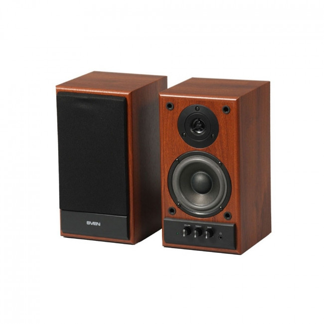 Колонки  деревянные АС SPS-702 (40 Вт), орех SVEN SPS-702 — для бизнеса и офиса