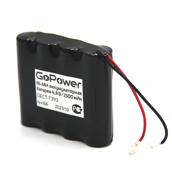 Аккумулятор для радиотелефонов GoPower T393 PC1 NI-MH 1500mAh (1/10/120) Аккумулятор для радиотелефонов GoPower T393 (00-00015313) — для бизнеса и офиса Аккумулятор для радиотелефонов GoPower T393 PC1 NI-MH 1500mAh (1/10/120) Аккумулятор для радиотелефонов GoPower T393 (00-00015313) — для бизнеса и офиса