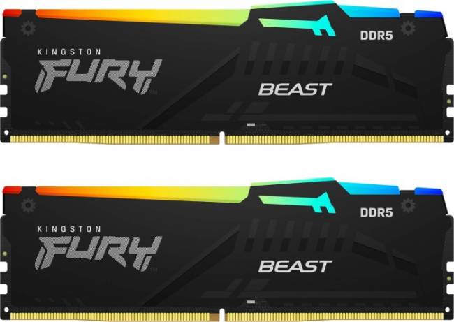 Память оперативная Kingston FURY Beast RGB XMP — для бизнеса и офиса