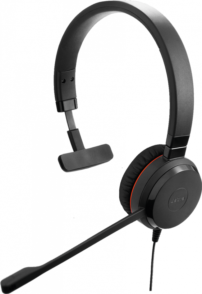 Гарнитура проводная Jabra Evolve 20 SE Mono UC — для бизнеса и офиса