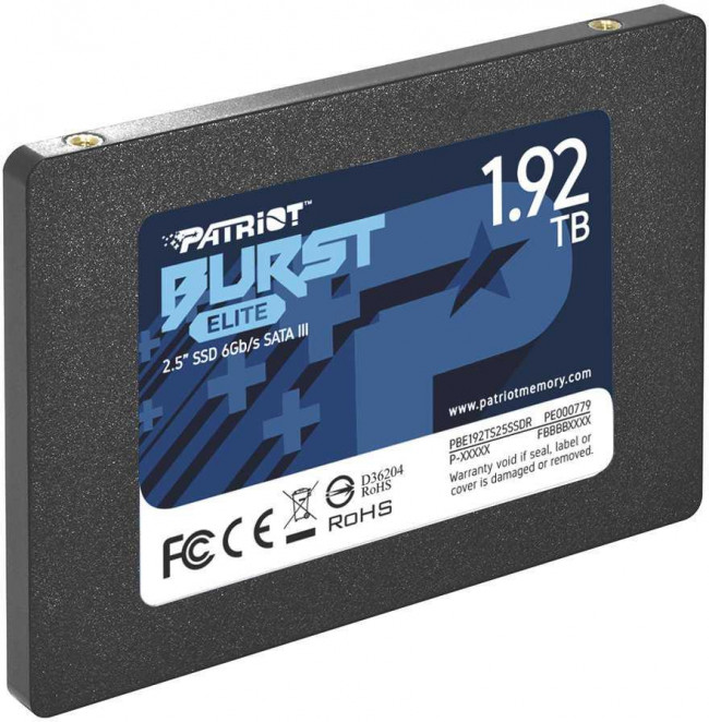 Накопитель SSD Patriot PBE192TS25SSDR — для бизнеса и офиса