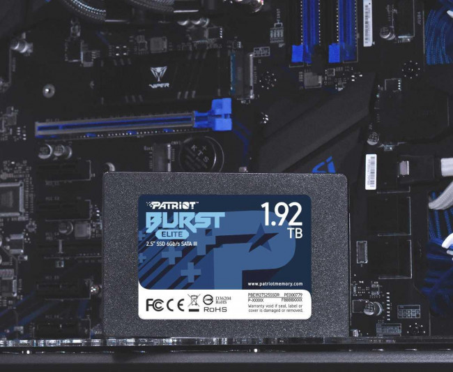 Накопитель SSD Patriot PBE192TS25SSDR — для бизнеса и офиса