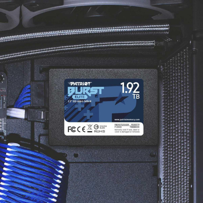Накопитель SSD Patriot PBE192TS25SSDR — для бизнеса и офиса