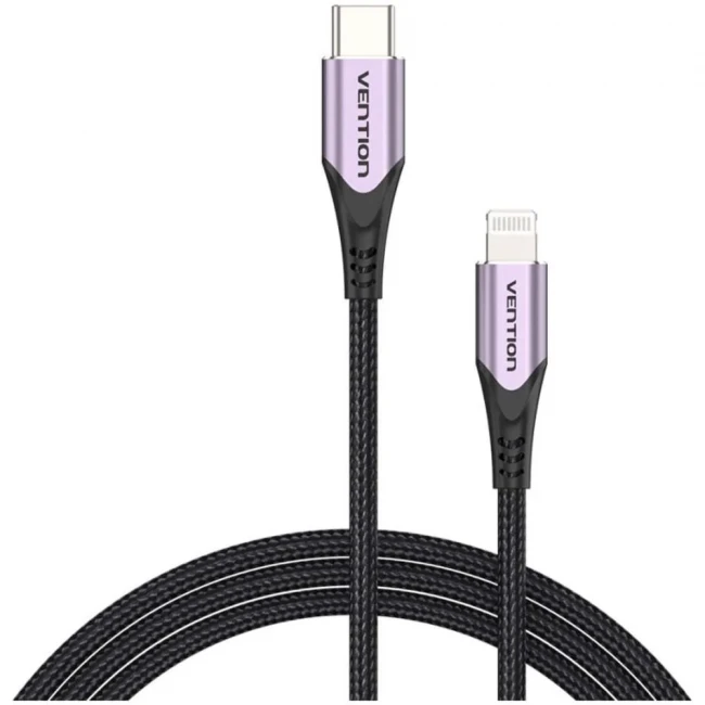 Кабель Vention USB 2.0 CM/Lightning 8M для iPad/iPhone - 1м. Фиолетовый Vention TACVF
