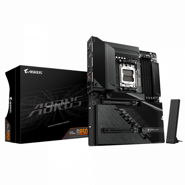 Материнская плата Gigabyte B850 A STEALTH — для бизнеса и офиса