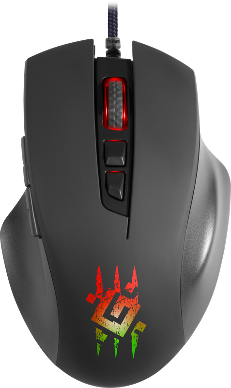 Defender Проводная игровая мышь Wolverine GM-700L RGB,7кнопок,12800dpi Defender Wolverine GM-700L (52700)