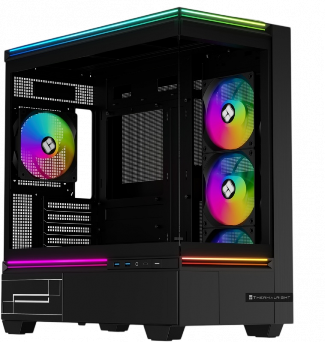 Корпус без блока питания Thermalright M10 FAN4-C Black — для бизнеса и офиса
