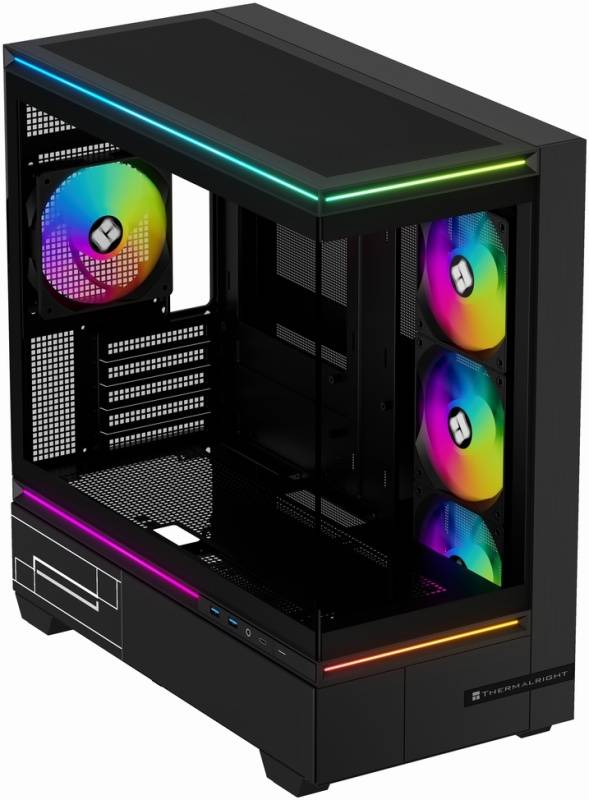 Корпус без блока питания Thermalright M10 FAN4-C Black — для бизнеса и офиса