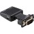 Переходник HDMI(F) --> VGA(M)+audio,1080*60Hz, VCOM <CA336A> Переходник VCOM HDMI F/VGA M+mini jack 3.5 mm M (CA336A)