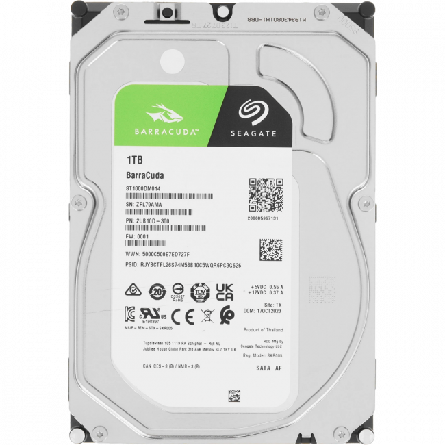 Жесткий диск Seagate ST1000DM014 — для бизнеса и офиса Жесткий диск Seagate ST1000DM014 — для бизнеса и офиса