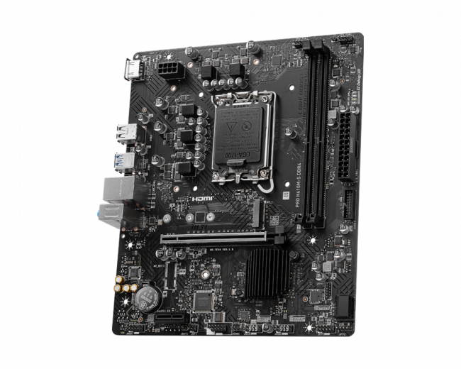 Материнская плата MSI PRO H610M-S DDR4 — для бизнеса и офиса