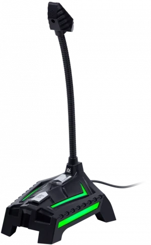 Defender Игровой стрим микрофон Ring GMC 150 USB, LED, провод 1.5 м Defender Ring GMC 150