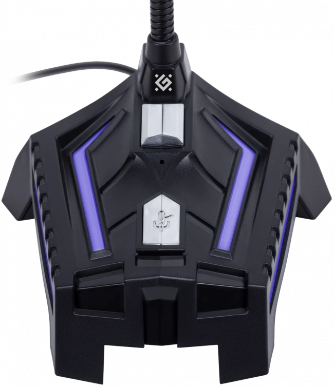 Defender Игровой стрим микрофон Ring GMC 150 USB, LED, провод 1.5 м Defender Ring GMC 150