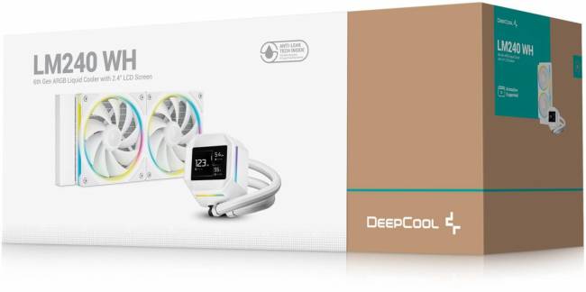 Система водяного охлаждения Deepcool R-LM240-WHDMMC-1 — для бизнеса и офиса