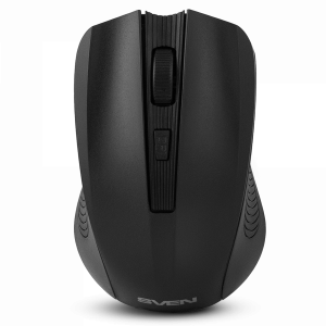 Беспроводная мышь SVEN RX-400W чёрная (3+1кл. 600/1000/1400DPI, блист) Sven SV-014674