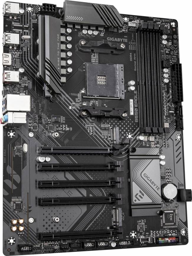 Материнская плата Gigabyte B550 EAGLE — для бизнеса и офиса Материнская плата Gigabyte B550 EAGLE — для бизнеса и офиса