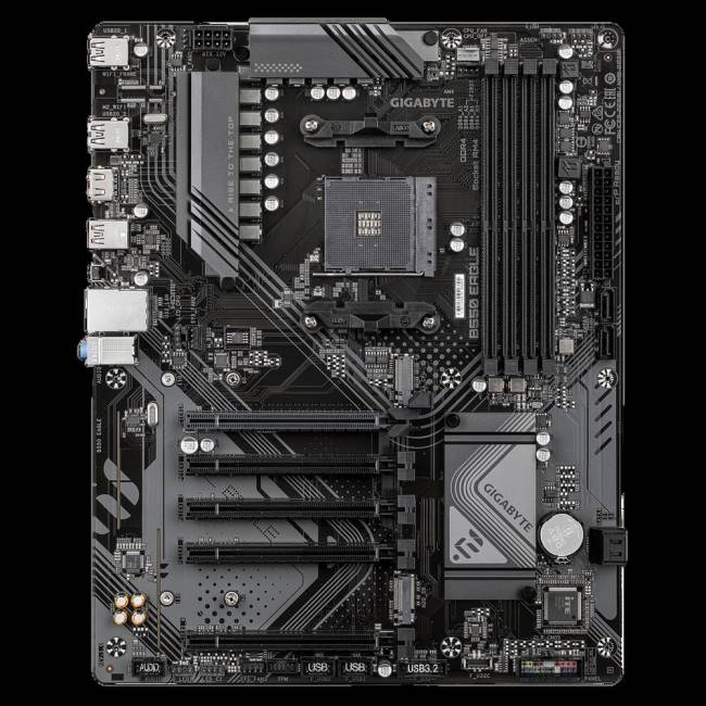 Материнская плата Gigabyte B550 EAGLE — для бизнеса и офиса Материнская плата Gigabyte B550 EAGLE — для бизнеса и офиса