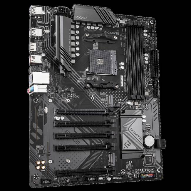 Материнская плата Gigabyte B550 EAGLE — для бизнеса и офиса Материнская плата Gigabyte B550 EAGLE — для бизнеса и офиса