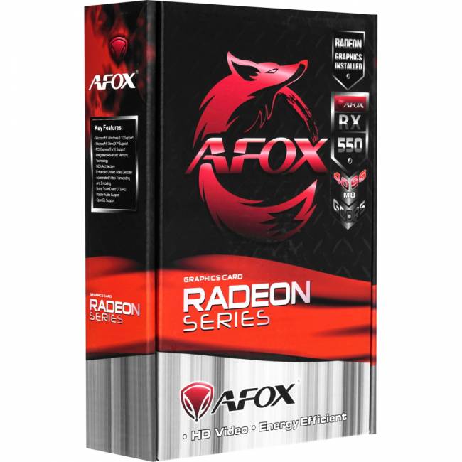 Видеокарта AFOX CORPORATION AFRX550-4096D5L2-V3 — для бизнеса и офиса