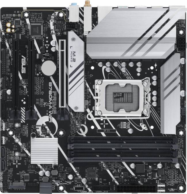 Материнская плата ASUS PRIME B760M-A WIFI — для бизнеса и офиса