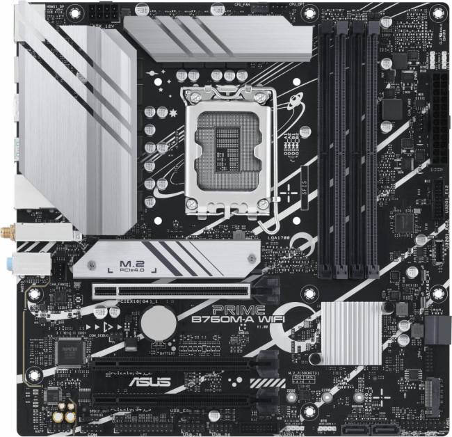 Материнская плата ASUS PRIME B760M-A WIFI — для бизнеса и офиса