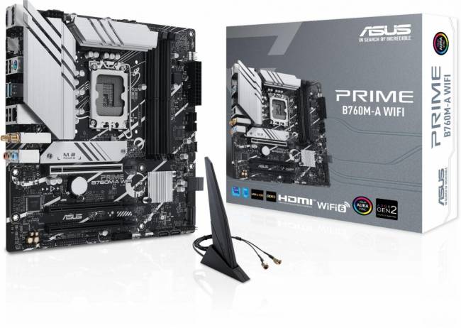Материнская плата ASUS PRIME B760M-A WIFI — для бизнеса и офиса