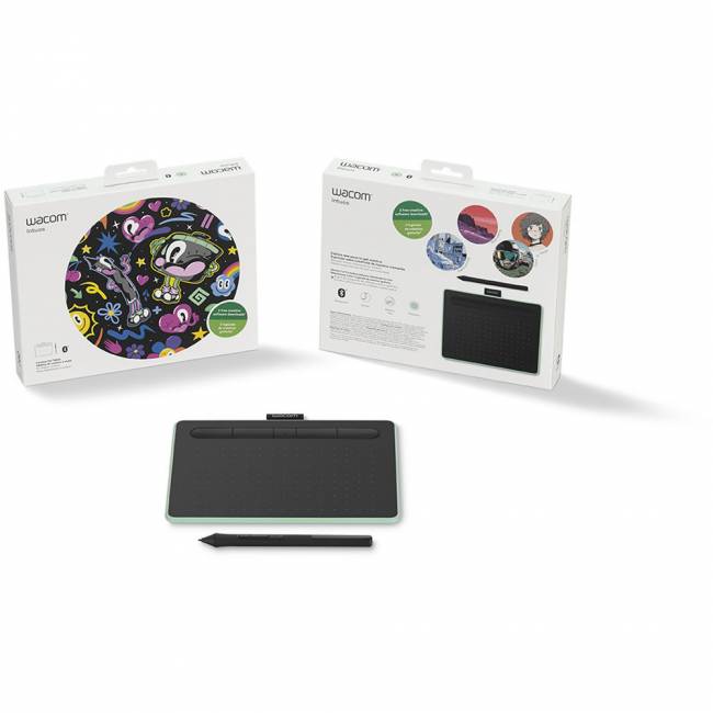 Графический планшет Wacom Intuos S Bluetooth Pistachio — для бизнеса и офиса