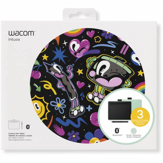 Графический планшет Wacom Intuos S Bluetooth Pistachio — для бизнеса и офиса