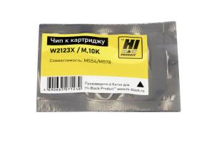 Чип Hi-Black к картриджу  HP CLJ M554/M578  (W2123X), M, 10K