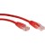 Патчкорд литой "Telecom" UTP кат.5е 0,5м красный VCOM NA102-R-0.5M — для бизнеса и офиса