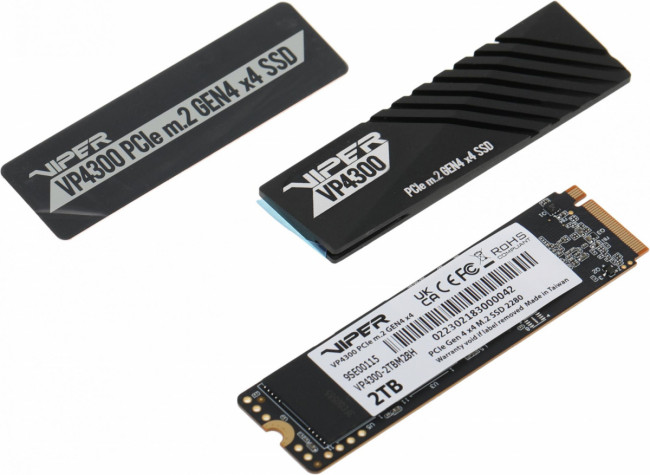 Накопитель SSD Patriot VP4300-2TBM28H — для бизнеса и офиса