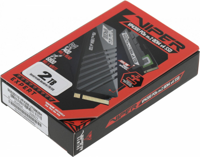 Накопитель SSD Patriot VP4300-2TBM28H — для бизнеса и офиса