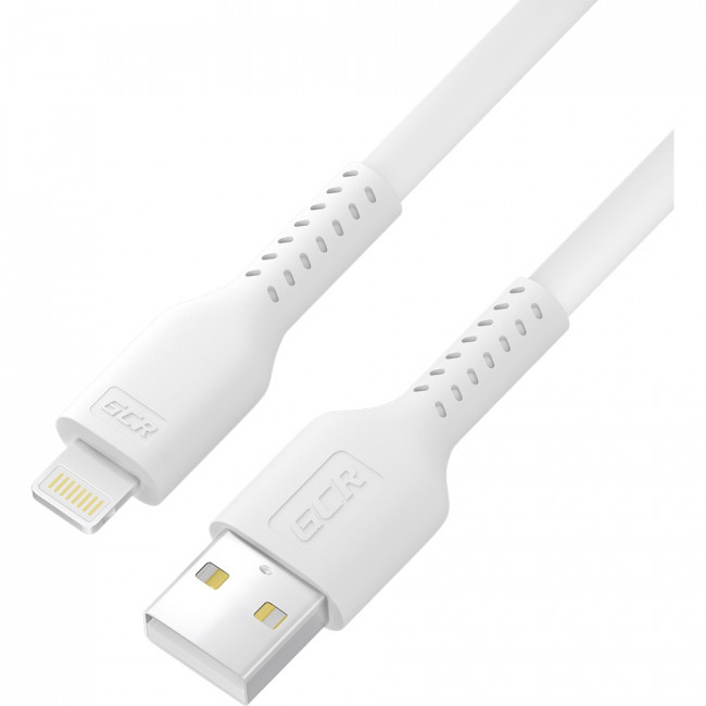 GCR Кабель 1.0m USB AM/Lightning - поддержка всех IOS, MFi, белый, GCR-54251 Кабель Greenconnect 1 м (GCR-54251) — для бизнеса и офиса