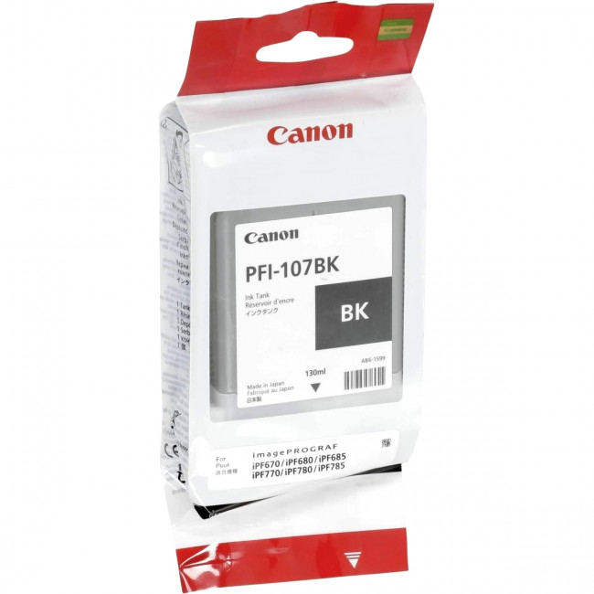 Картридж Canon PFI-107 BK (6705B001)