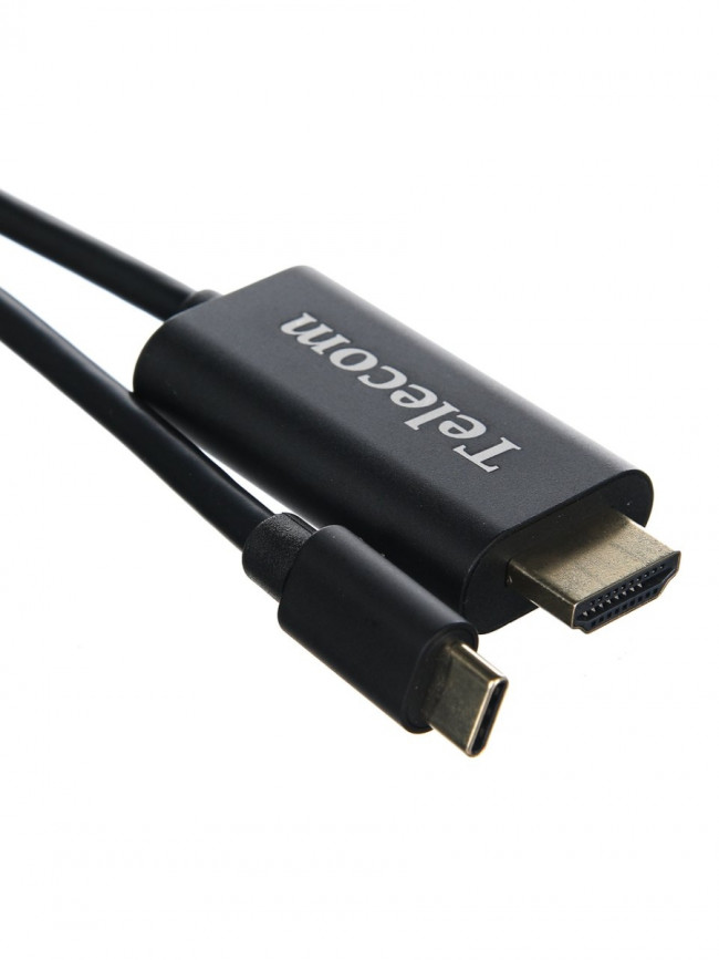 Кабель-адаптер USB3.1 Type-Cm --> HDMI A(m) 4K@30Hz, 1.8m, Telecom <TCC005-1.8M> Telecom USB 3.1 Type-CM --> HDMI A(m) — для бизнеса и офиса