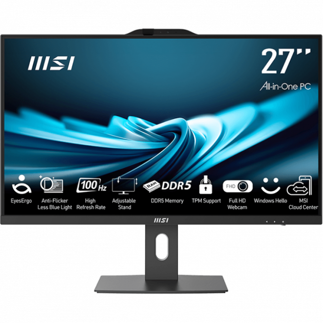 Моноблок MSI PRO AP272P 14M-628XRU 27 — для бизнеса и офиса Моноблок MSI PRO AP272P 14M-628XRU 27 — для бизнеса и офиса