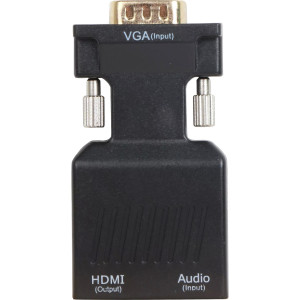 Переходник VGA(M)+audio+microUSB --> HDMI(F)1080*60Hz, VCOM <CA337A> Переходник VCOM HDMI F/VGA M+mini jack 3.5 mm M+microUSB M (CA337A)