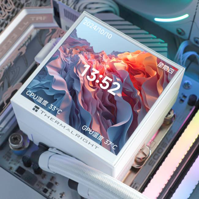 Водяное охлаждение для процессора Thermalright Hyper Vision 360 White — для бизнеса и офиса Водяное охлаждение для процессора Thermalright Hyper Vision 360 White — для бизнеса и офиса