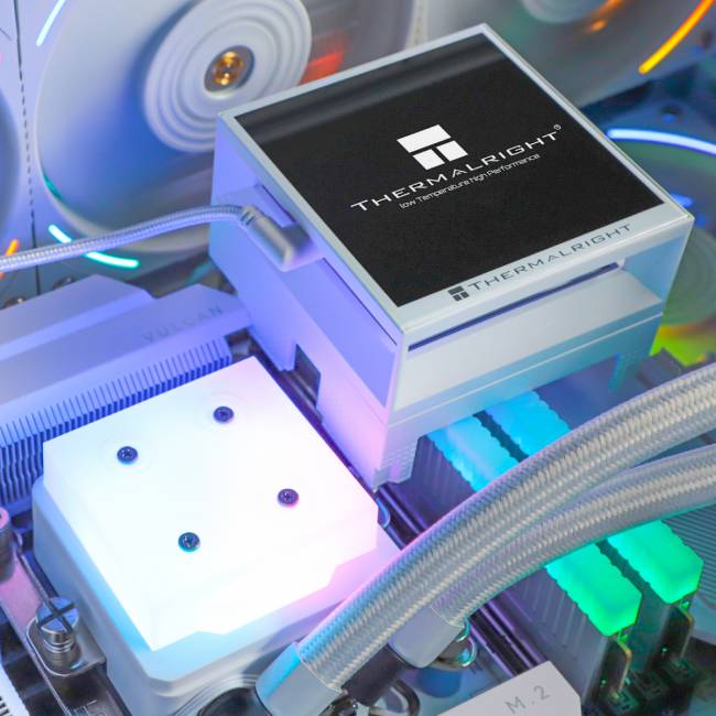 Водяное охлаждение для процессора Thermalright Hyper Vision 360 White — для бизнеса и офиса Водяное охлаждение для процессора Thermalright Hyper Vision 360 White — для бизнеса и офиса