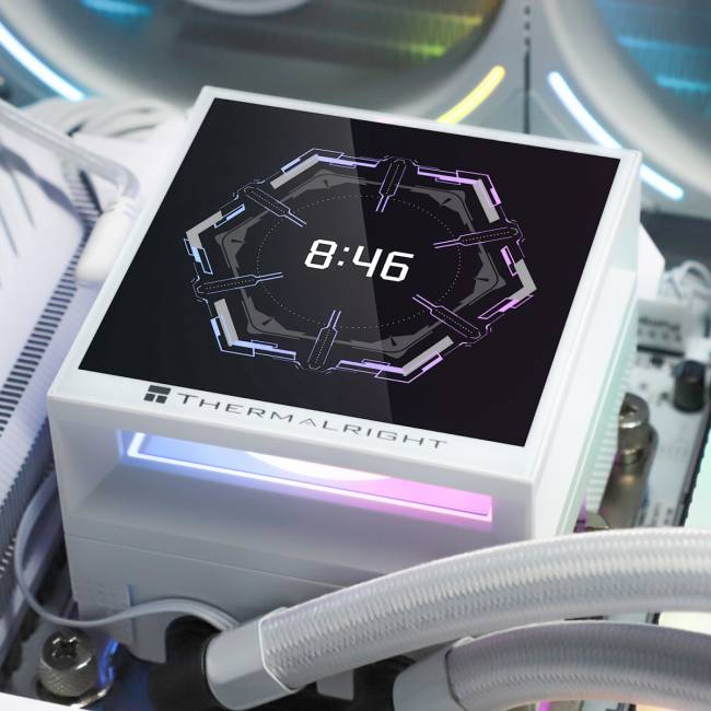 Водяное охлаждение для процессора Thermalright Hyper Vision 360 White — для бизнеса и офиса Водяное охлаждение для процессора Thermalright Hyper Vision 360 White — для бизнеса и офиса