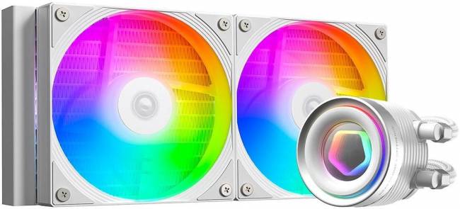 Система водяного охлаждения ID-COOLING FX240 INF WHITE — для бизнеса и офиса