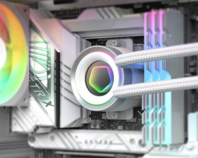 Система водяного охлаждения ID-COOLING FX240 INF WHITE — для бизнеса и офиса