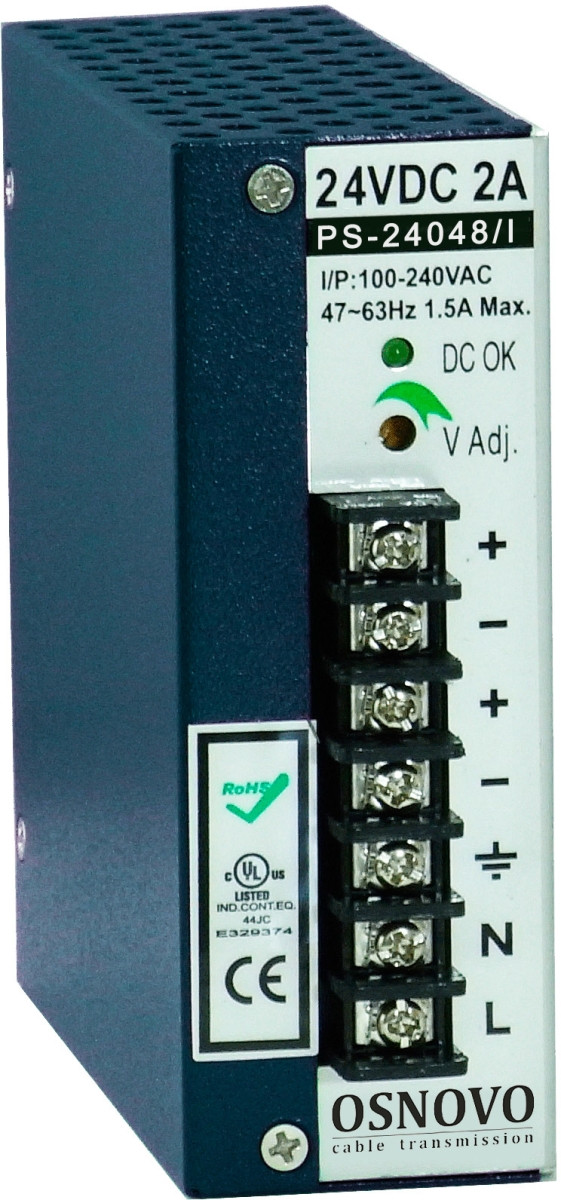 Блок питания OSNOVO PS-24048/I — для бизнеса и офиса