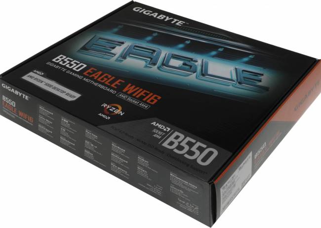 Материнская плата Gigabyte B550 EAGLE WIFI6 — для бизнеса и офиса Материнская плата Gigabyte B550 EAGLE WIFI6 — для бизнеса и офиса