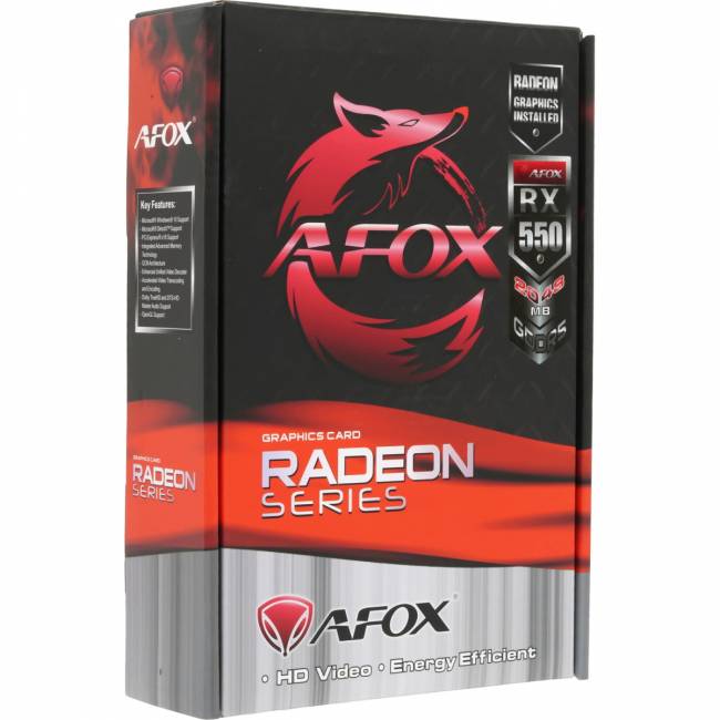 Видеокарта AFOX CORPORATION AFRX550-2048D5H2-V4 — для бизнеса и офиса