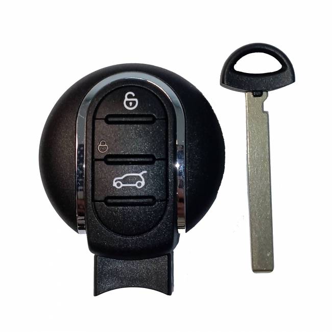 Ключ смарт MINI 2014-, ID49 PCF7945P 315 MHz FSK с Keyless + вставка HU100R — для бизнеса и офиса