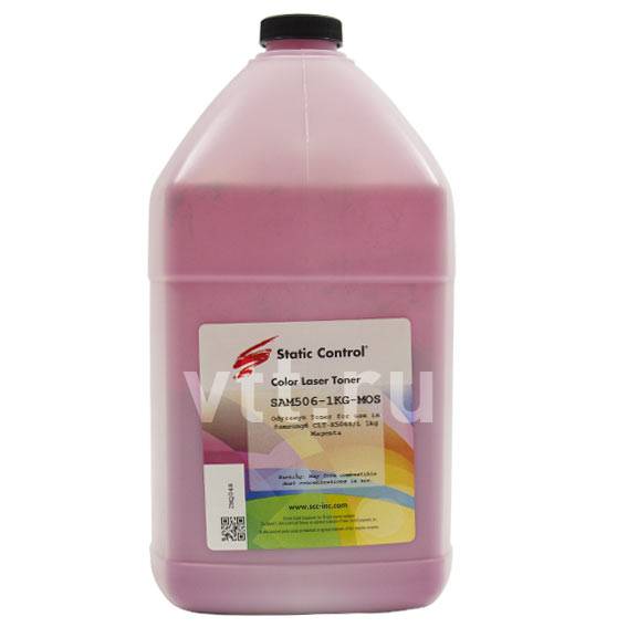 Тонер Static Control для CLP-506/504, M, (Odyssey), 1 кг, флакон — для бизнеса и офиса